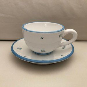 Vintage Gollhammer Keramik Pottery Tea Cup and Saucer